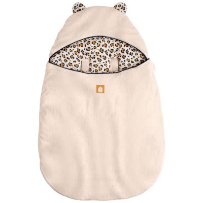 Nid d'ange passe sangle Léopard Sauthon