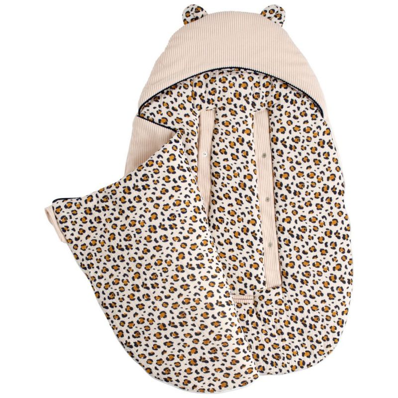 Nid d'ange passe sangle Léopard Sauthon Produit ouvert 2