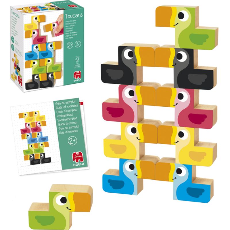 Jeu à empiler Toucans Goula