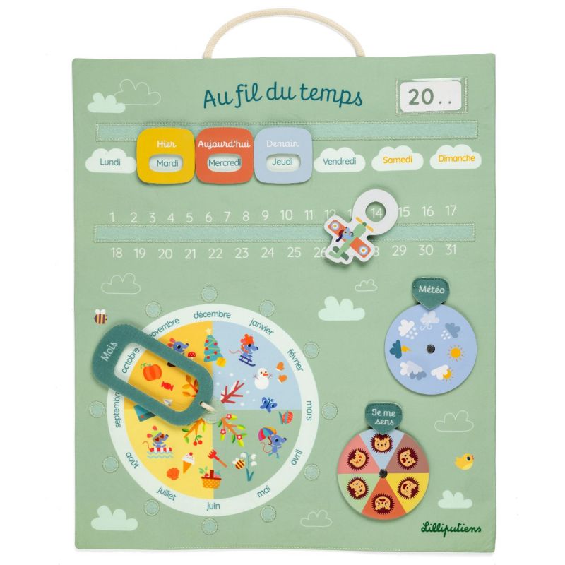 Calendrier ludique Au fil du temps Lilliputiens Produit 1