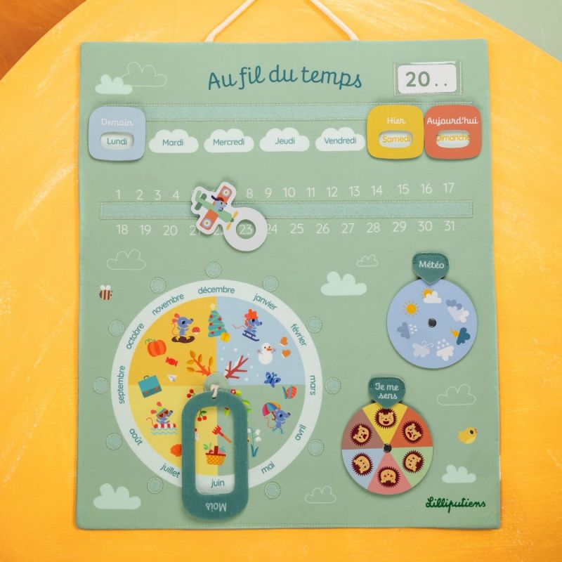 Calendrier ludique Au fil du temps Lilliputiens Ambiance 2