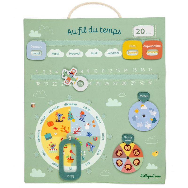 Calendrier ludique Au fil du temps Lilliputiens Produit 3
