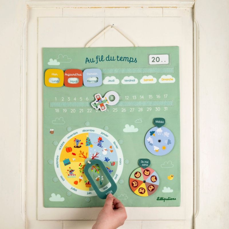 Calendrier ludique Au fil du temps Lilliputiens Ambiance 4
