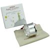 Coquetier Le Petit Prince renard personnalisable (métal argenté) Aubry-Cadoret Packaging 3