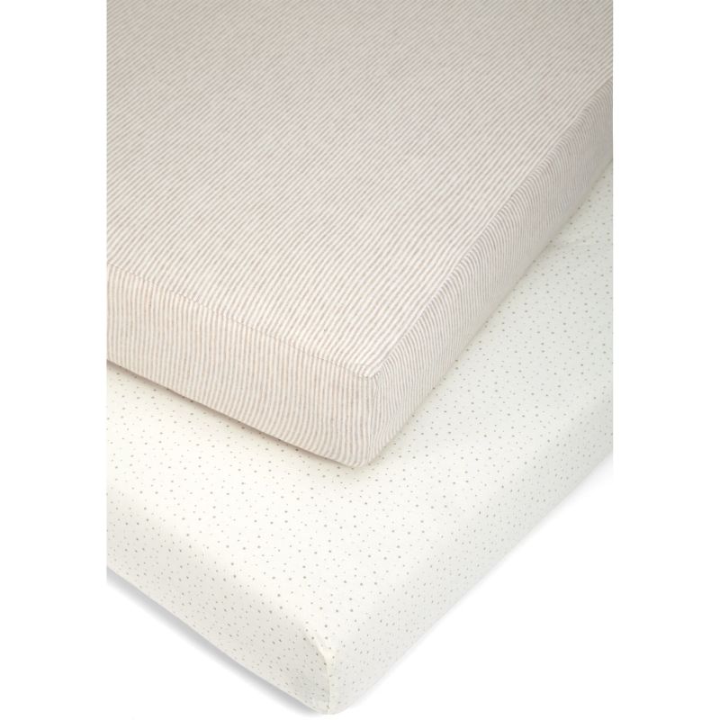 Lot de 2 draps housses Millie & Boris (70 x 140 cm) Mamas and Papas