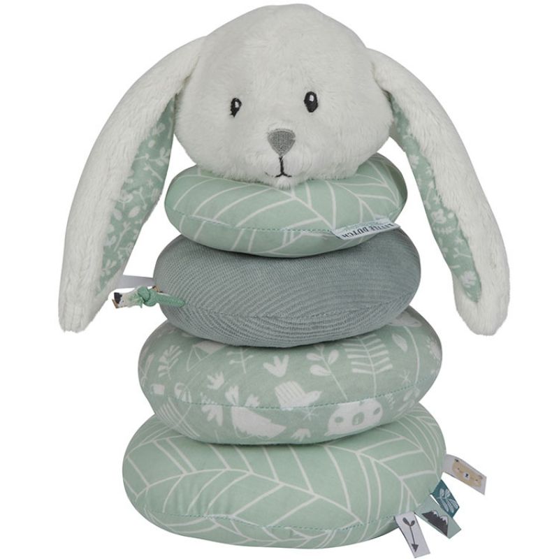 Pyramide lapin en peluche Adventure mint Little Dutch
