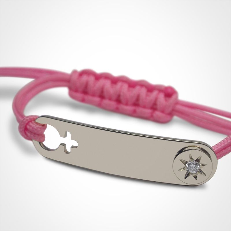 Bracelet I am a Star Fille (or blanc 750°) Mikado