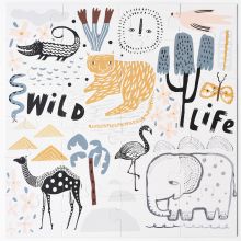 Puzzle géant animaux Wild Life (24 pièces)  par Wee Gallery