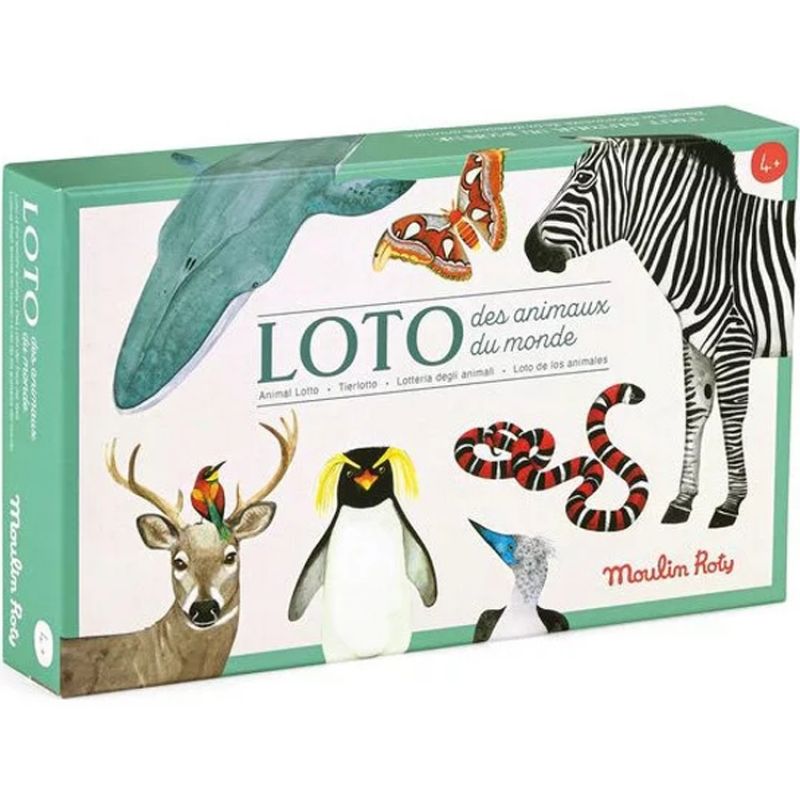 Jeu Loto des animaux  Moulin Roty