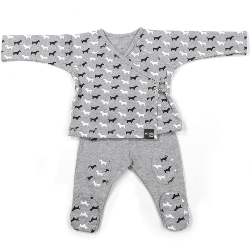 Ensemble pull et pantalon Walkie (1 mois : 54 cm) Walking Mum
