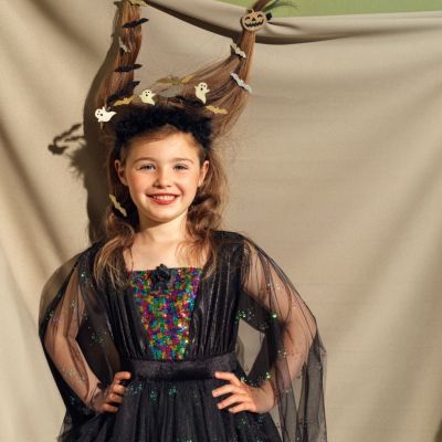 Déguisement Agatha avec leds lumineuses (5-7 ans)