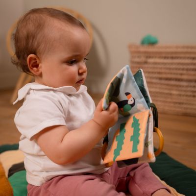 Livre en tissu bébé Jungle