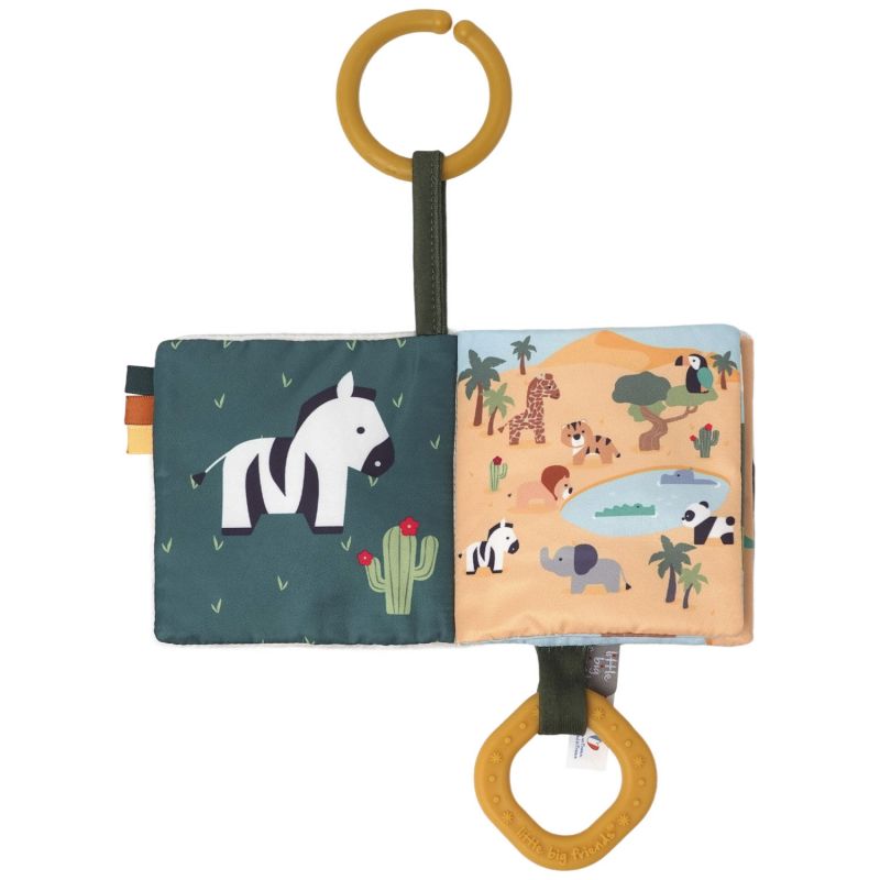 Livre en tissu bébé Jungle Little Big Friends Produit 3