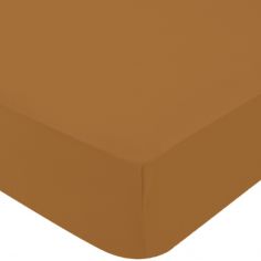 Drap housse en jersey Caramel (40 x 80 cm) - Domiva