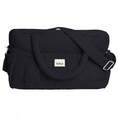 Sac à langer à anses noir réglisse Comme un bonbon - BEBEL