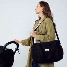 Sac à langer à anses noir réglisse Comme un bonbon