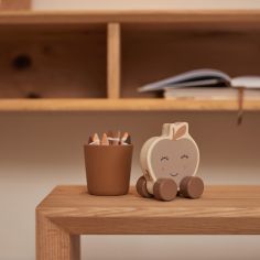 Jouet voiture en bois Farm Apple