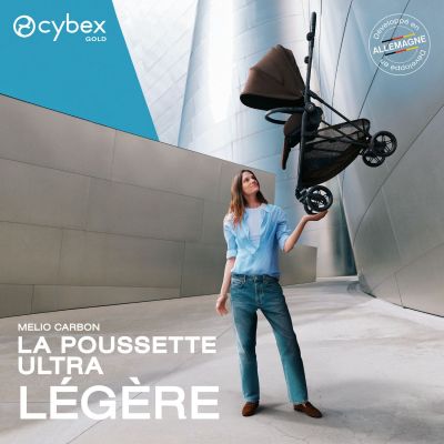Poussette Citadine Ultra Légère Melio Carbon 2026 Stormy Blue