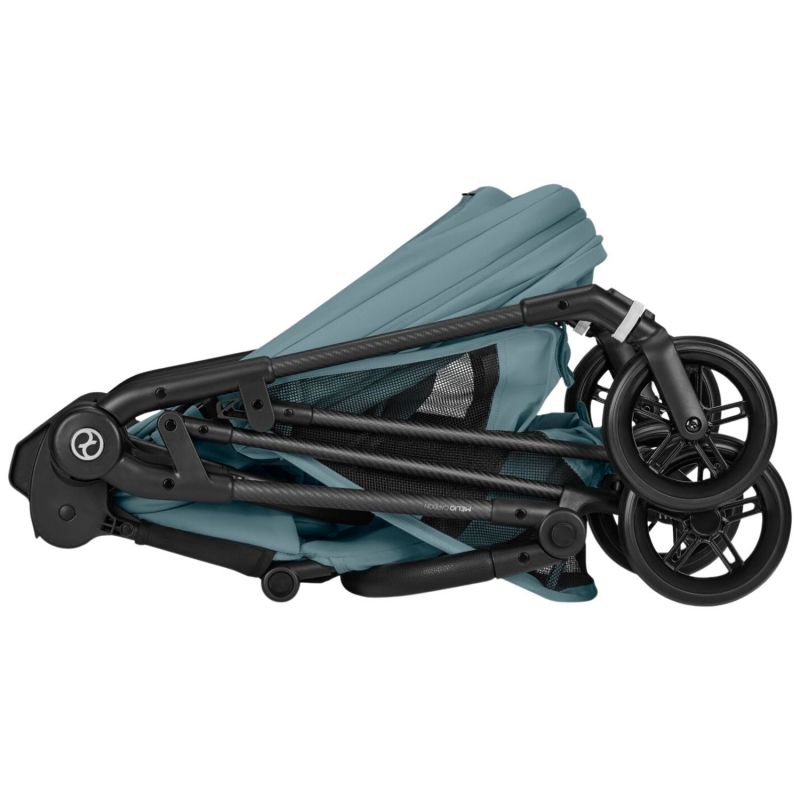 Poussette Citadine Ultra Légère Melio Carbon 2026 Stormy Blue Cybex Produit 7