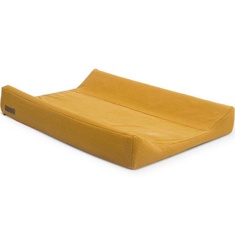 Housse de matelas à langer Brick velvet moutarde (50 x 70 cm) Jollein