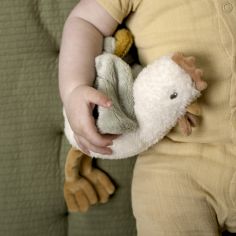 Peluche poule Little Farm (17 cm)