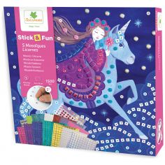 Coffret 5 mosaïques Licornes - Sycomore