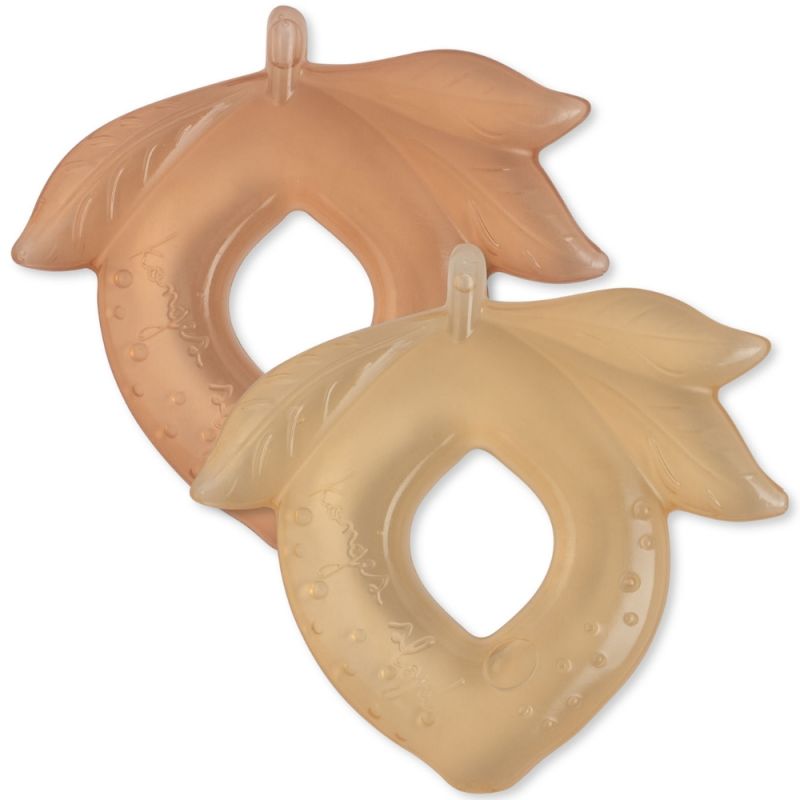 Lot de 2 anneaux de dentition réfrigérant Lemon Konges Slojd