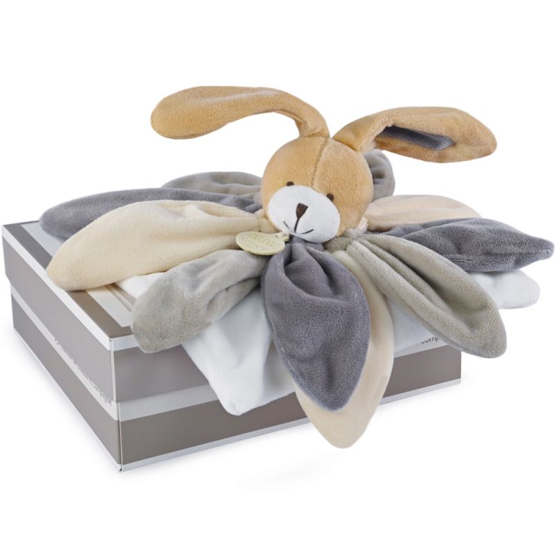 Coffret doudou lapin collector taupe (28 cm) Doudou et Compagnie Produit 1 grande taille