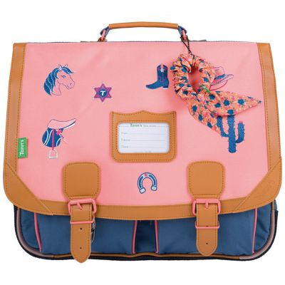 Cartable primaire Les Fantaisies Jane Corail et Bleu (41 cm)
