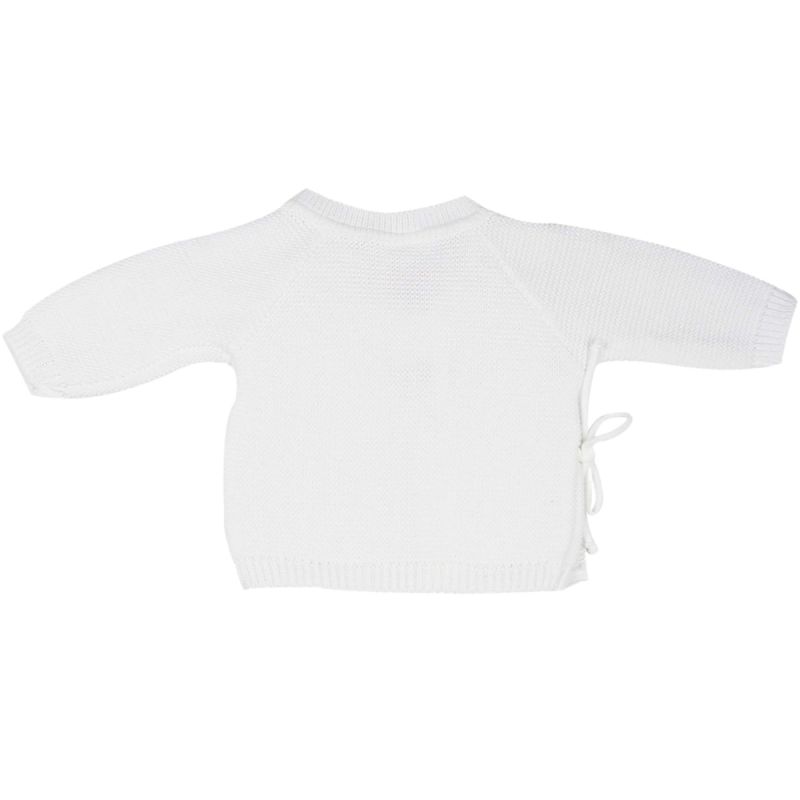 Brassière en maille Blanche (0-1 mois) Trois Kilos Sept Produit 3