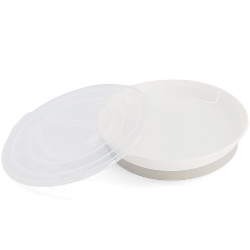 Assiette plate blanche Twistshake