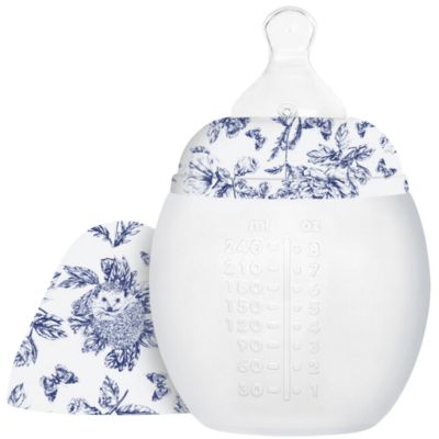 Biberon X Tartine et Chocolat Toile de Jouy Bleu (240 ml) Elhée