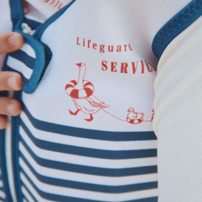 Gilet de natation Hollis Marin Stripes (1- 2 ans)