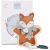 Variation Marron, Bleu du produit Boîte à musique Timo orange (16 cm) de la marque Doudou et Compagnie
