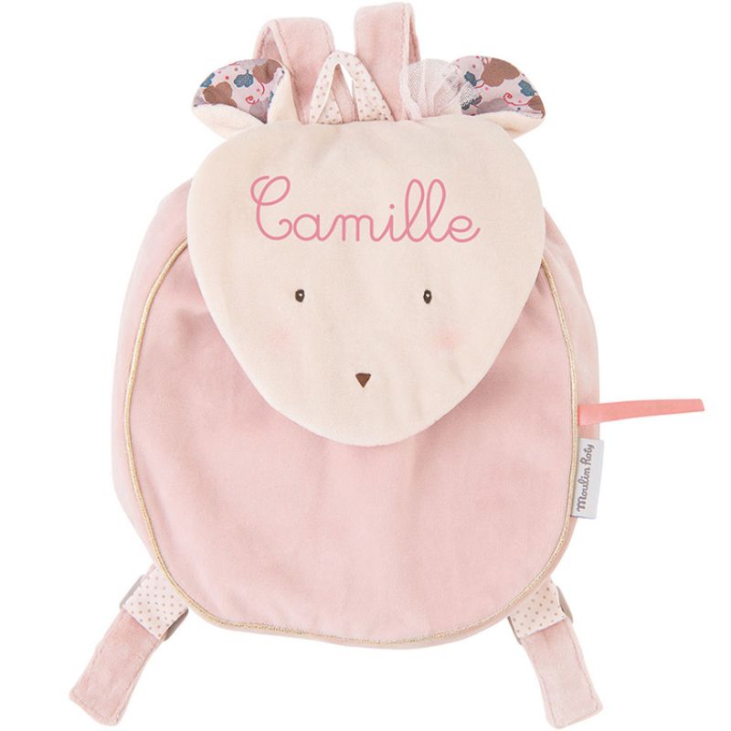 Sac à dos souris Il était une fois (personnalisable) Moulin Roty