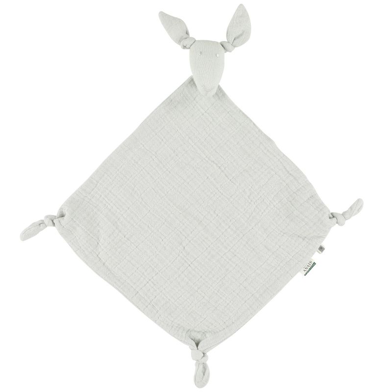 Doudou plat en mousseline kangourou Bliss Grey Trixie