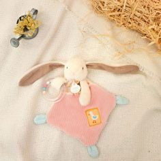 Doudou hochet Lapin Ciboulette Dans mon jardin (21 cm)