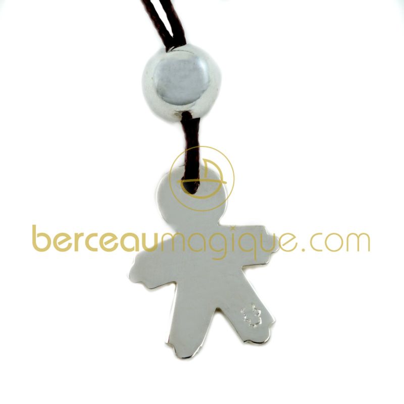 Phone strap (argent massif) Loupidou
