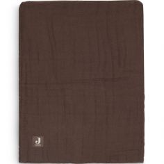 Couverture en coton froissé Chestnut (75 x 100 cm)