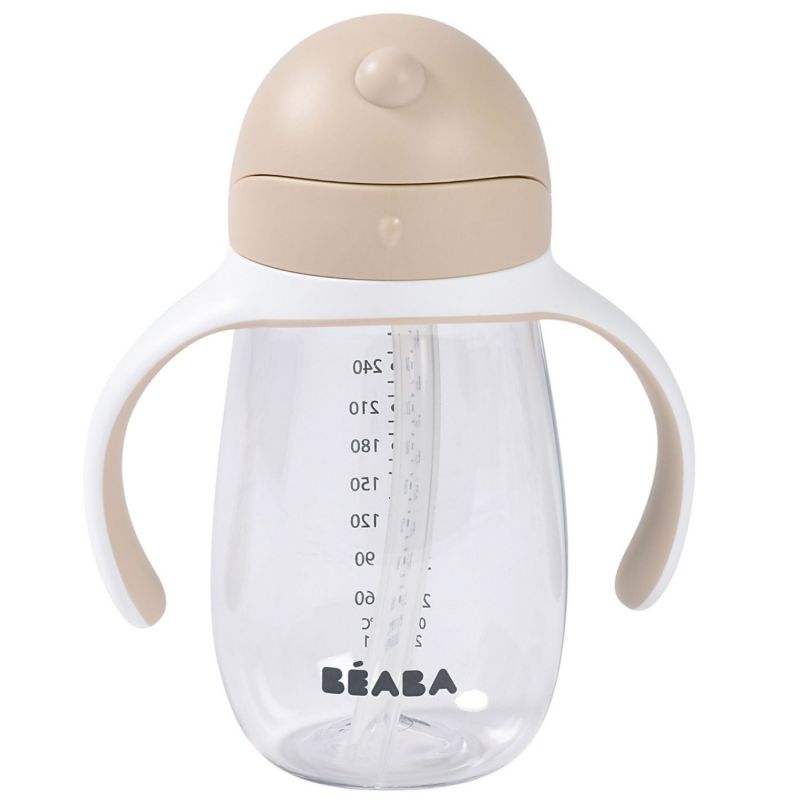 Tasse d'apprentissage avec paille Argile (300 ml) Béaba Produit 1