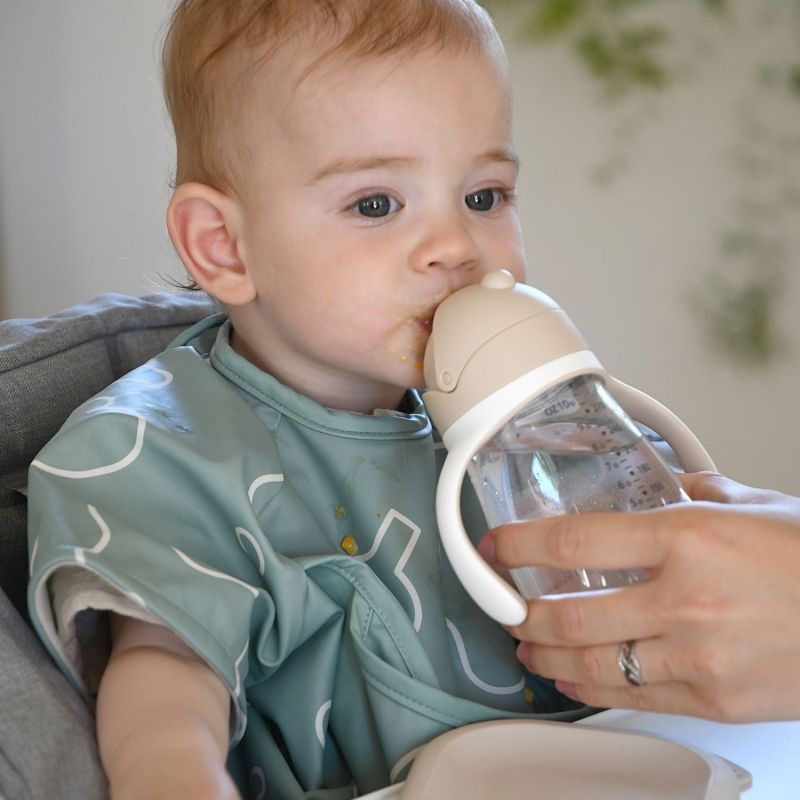 Tasse d'apprentissage avec paille Argile (300 ml) Béaba Ambiance 2