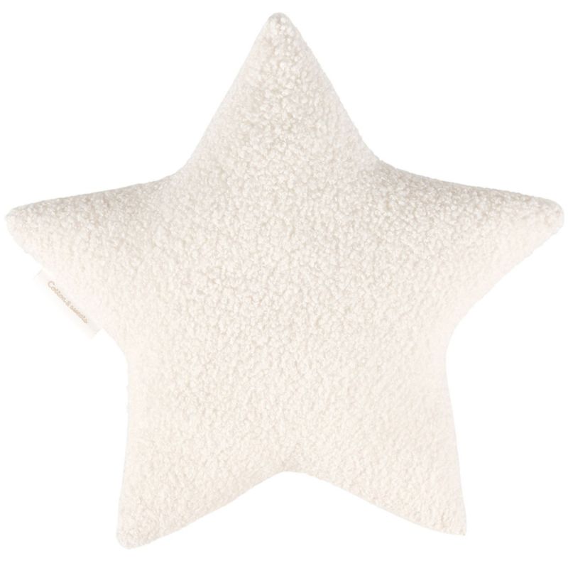 Coussin Etoile en teddy Vanille (36 cm) Cotton&Sweets Produit 1