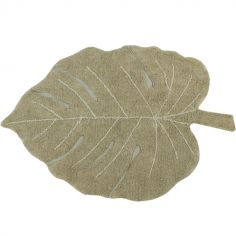 Tapis lavable Monstera olive (120 x 180 cm) - Lorena Canals