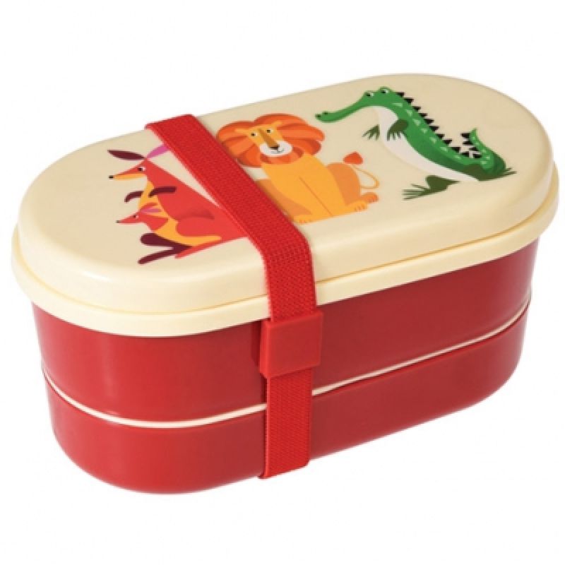 Lunch box ovale Créatures colorées (9 x 17 x 8 cm) REX