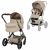 Variation Beige du produit Poussette citadine Balios S avec nacelle S Lux 2026 Almond Beige de la marque Cybex