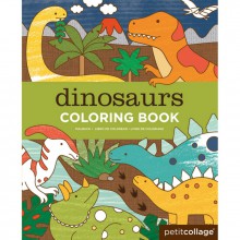 Livre de coloriage Dinosaures (36 pages)   par Petit Collage