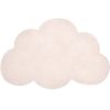 Tapis nuage en coton rose clair (67 x 100 cm)  par Lilipinso