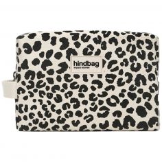 Trousse de toilette Leon Léopard Ecru - Hindbag