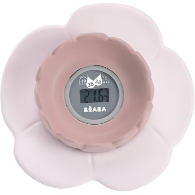 Beaba - Thermomètre de bain Lotus old pink