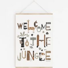 Affiche A3 Welcome to the Jungle avec support